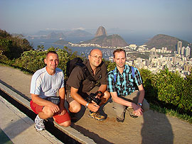 naše výprava na heliportu Corcovada